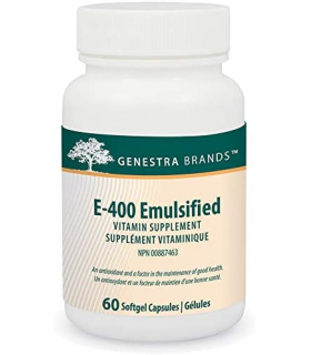 E-400 Emulsified 60 Softgels | Safest & Easiest Shopping Vitamins Online | VITASHOP