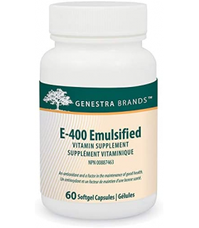 Genestra E-400 Emulsified 60 Softgels | 每天不同折扣, 全网最低价格 | 种类齐全的保健品店铺 VITASHOP, 只有你想不到, 没有你买不到 !