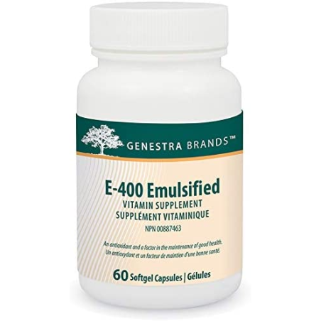 E-400 Emulsified 60 Softgels | Safest & Easiest Shopping Vitamins Online | VITASHOP