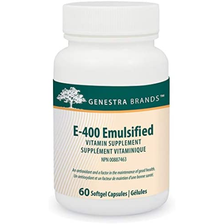 Genestra E-400 Emulsified 60 Softgels | 每天不同折扣, 全网最低价格 | 种类齐全的保健品店铺 VITASHOP, 只有你想不到, 没有你买不到 !