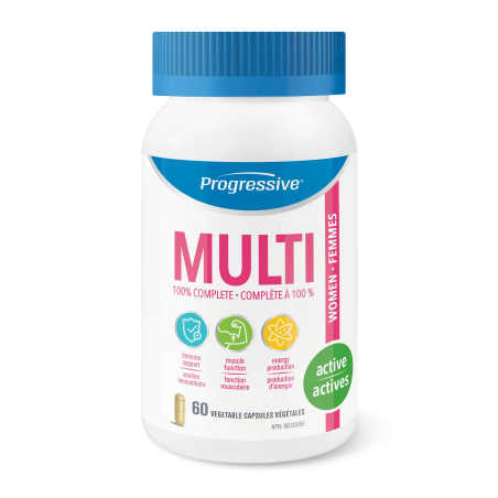 Progressive Nutritionals Multi Vitamins & Minerals for Active Women 60 Capsules | Unbeatable Prices, Daily Deals | VITASHOP