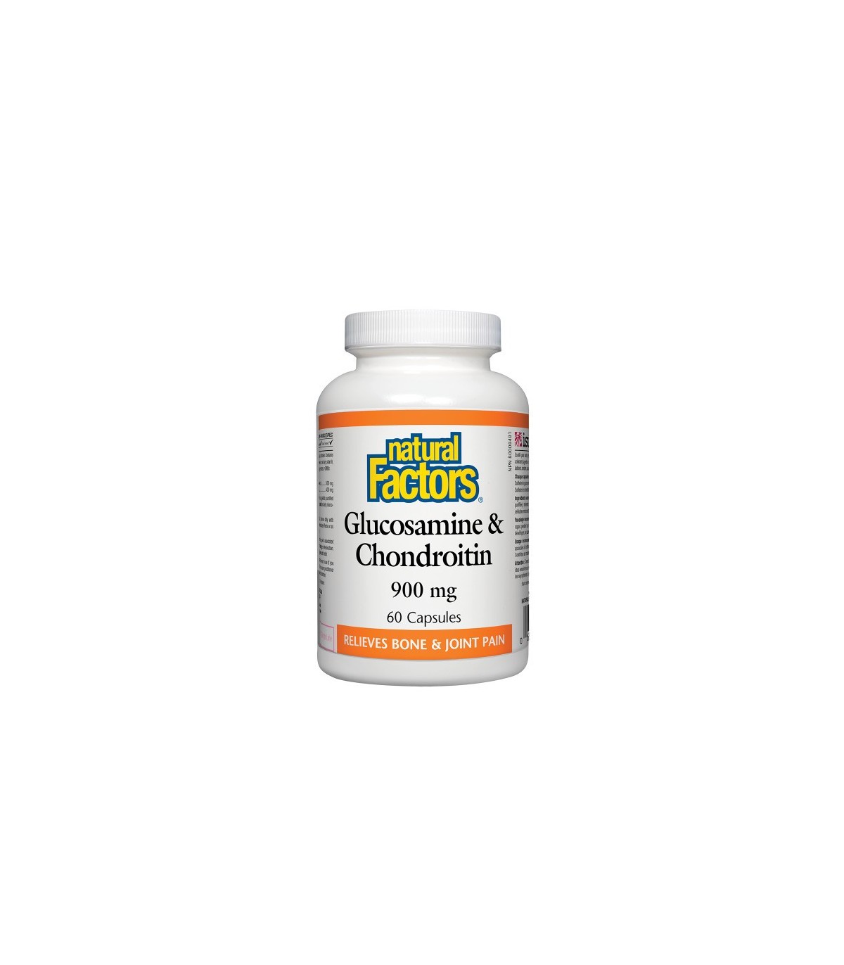 Natural Factors 내추럴 팩터스 글루코사민 & 콘드로이틴 900 mg, 60 캡슐 | 매일 업데이트되는 특가 상품 | VITASHOP
