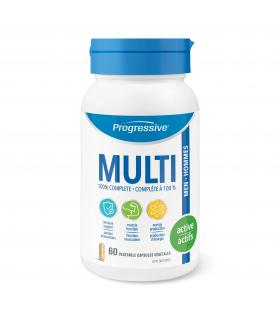 Progressive Nutritionals Multi Vitamins & Minerals for Active Men 60 Capsules | 每天不同折扣, 全网最低价格 | 种类齐全的保健品店铺 VITASHOP, 只有你想不到, 没有