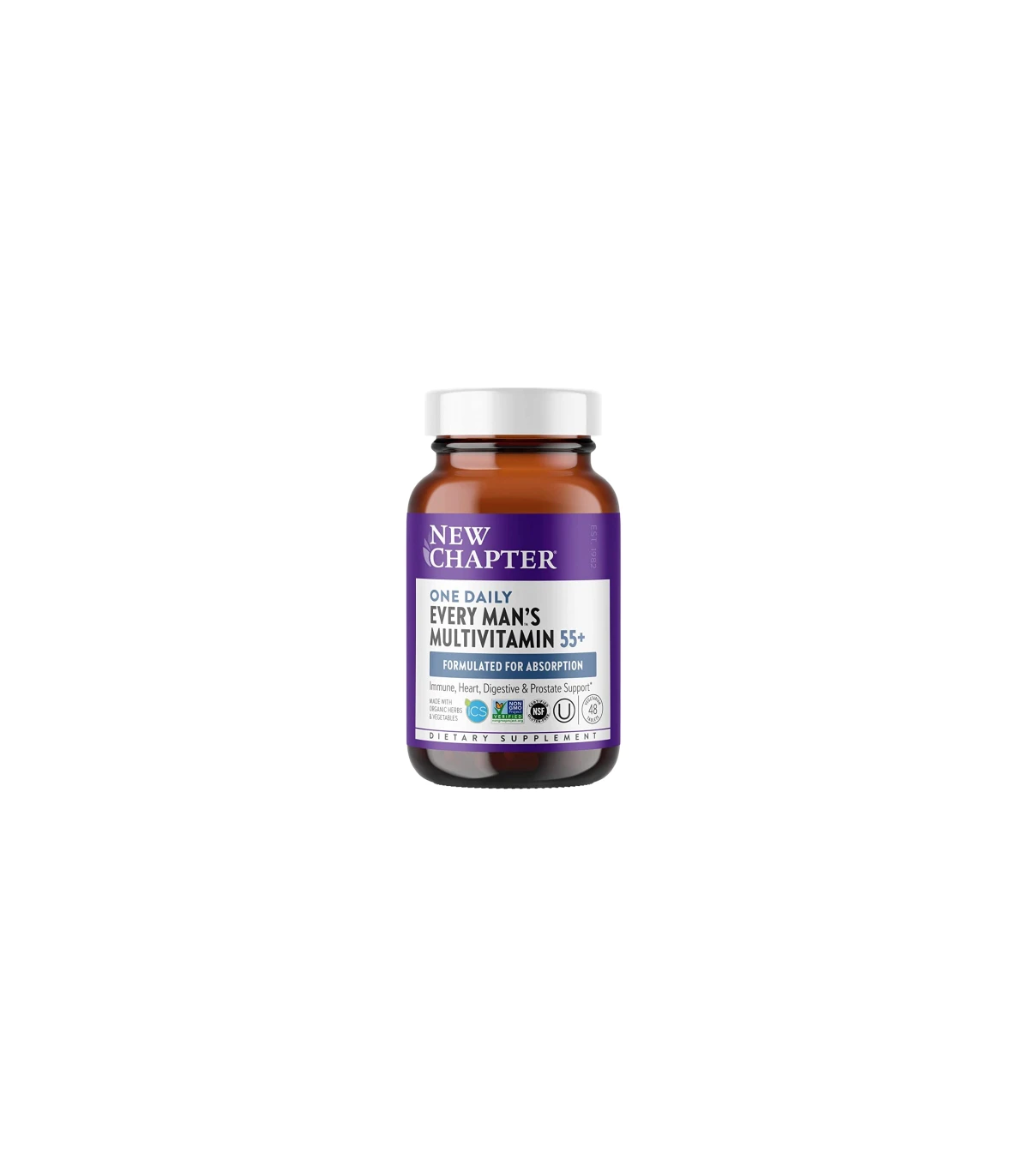New Chapter Every Man's One Daily 55+ 48 Tablets | Unbeatable Prices, Daily Deals | VITASHOP