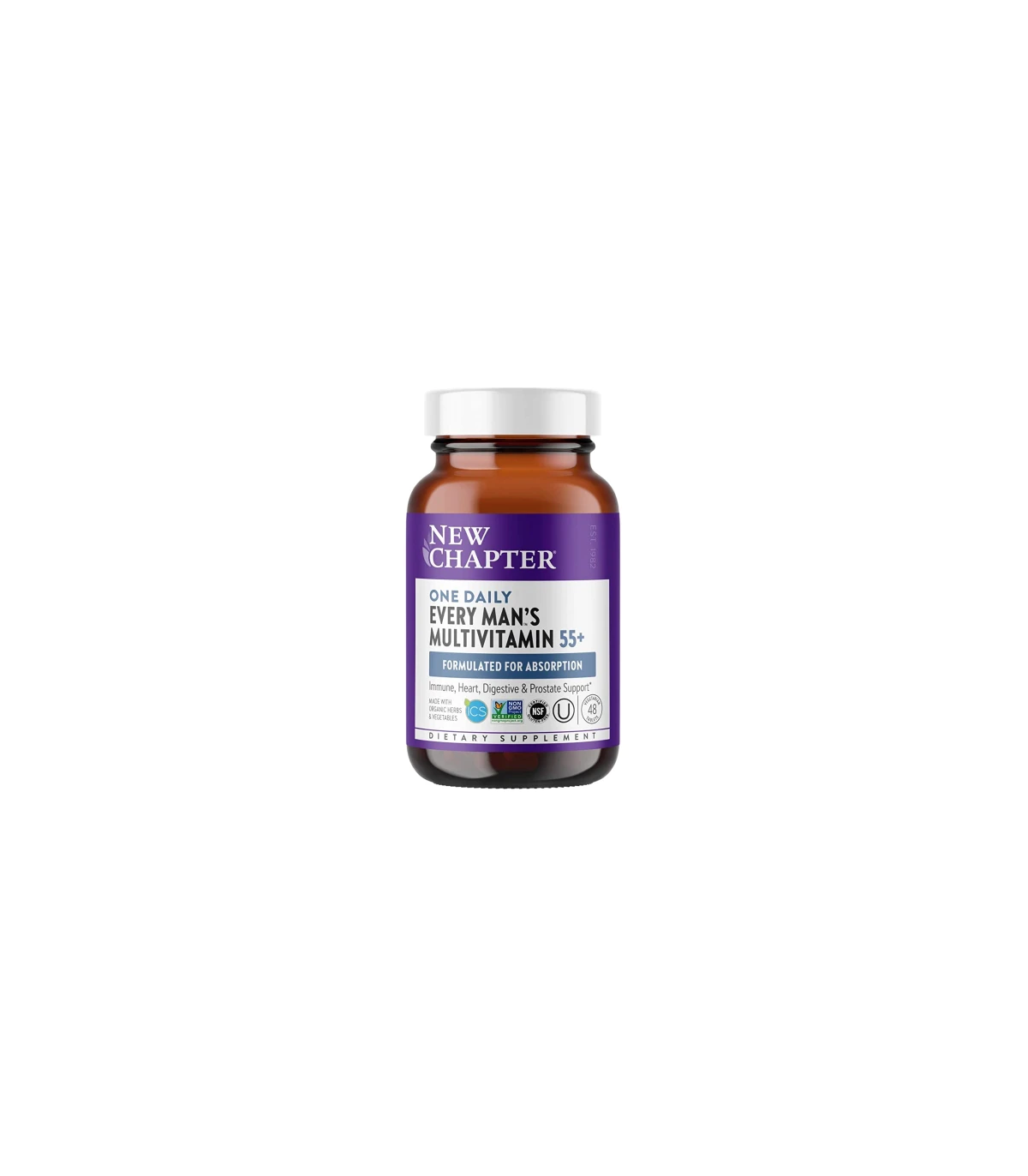 New Chapter Every Man's One Daily 55+ 48 Tablets | Unbeatable Prices, Daily Deals | VITASHOP