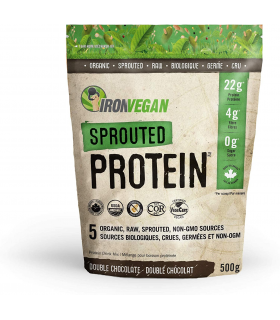 Iron Vegan Sprouted Protein, Chocolate 500 g | Unbeatable Prices, Daily Deals | VITASHOP