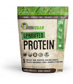 Iron Vegan Sprouted Protein, Chocolate 500 g | Unbeatable Prices, Daily Deals | VITASHOP