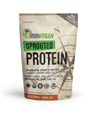 Iron Vegan Sprouted Protein, Salted Caramel 1 kg | Unbeatable Prices, Daily Deals | VITASHOP