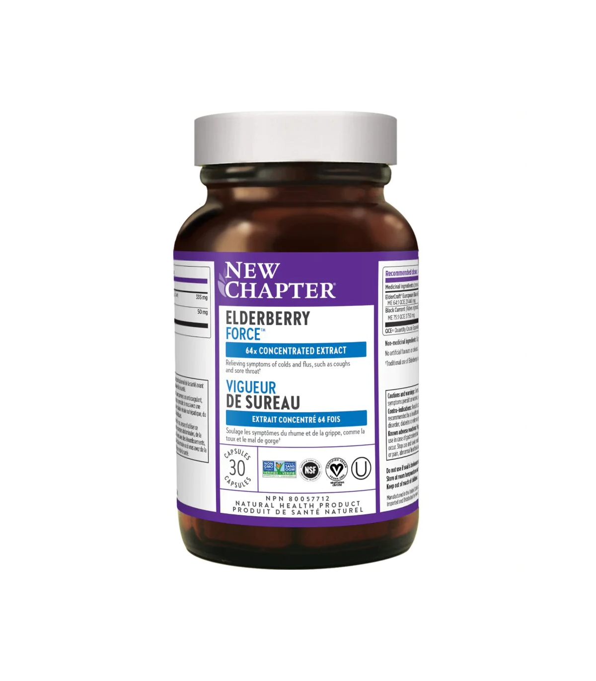 Elderberry Force 30 Capsules | Safest & Easiest Shopping Vitamins Online | VITASHOP