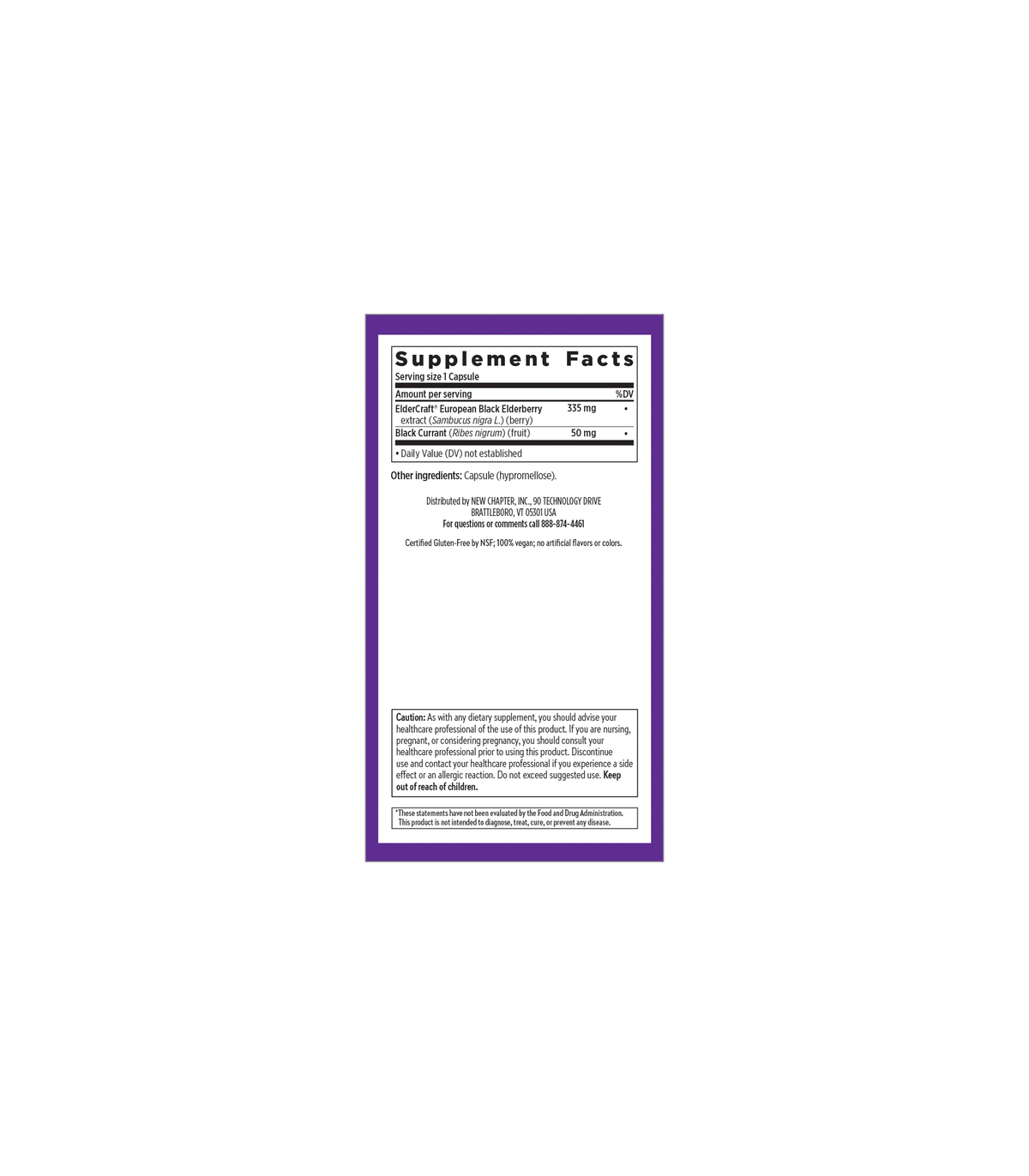 Elderberry Force 30 Capsules | Safest & Easiest Shopping Vitamins Online | VITASHOP