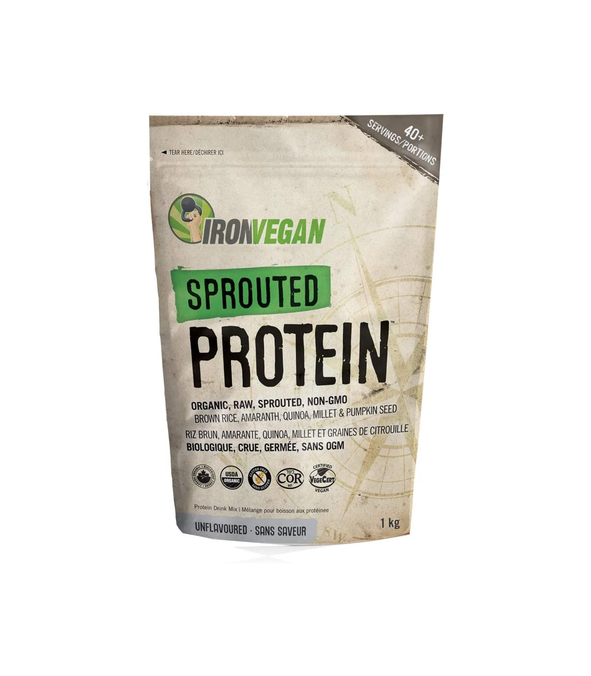 Iron Vegan 아이언 비건 발아 단백질 무맛 1kg | 매일 업데이트되는 특가 상품 | VITASHOP