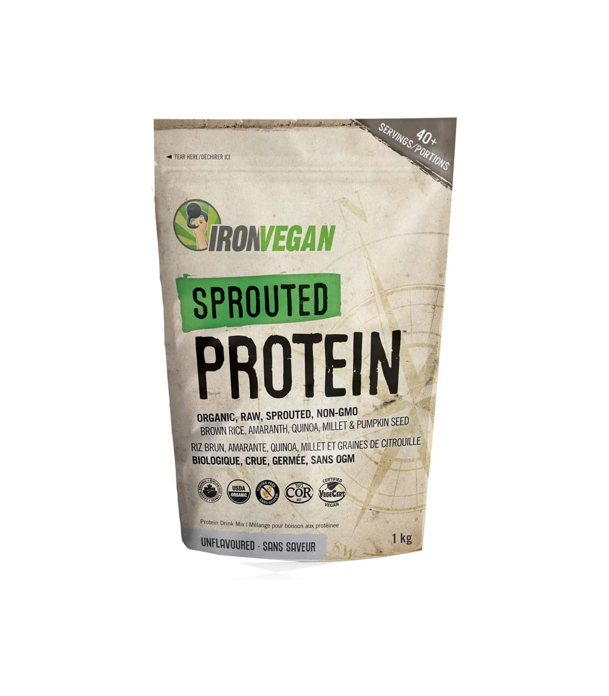 Iron Vegan 아이언 비건 발아 단백질 무맛 1kg | 매일 업데이트되는 특가 상품 | VITASHOP