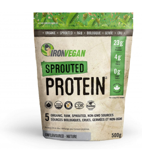 Iron Vegan Sprouted Protein, Unflavoured 500 g | Unbeatable Prices, Daily Deals | VITASHOP