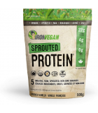 Iron Vegan Sprouted Protein, Vanilla 500 g | Unbeatable Prices, Daily Deals | VITASHOP