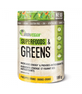Iron Vegan Superfoods & Greens Pine Orange 180 g | Unbeatable Prices, Daily Deals | VITASHOP