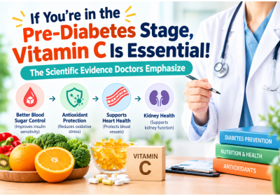 If You Are Prediabetic, Vitamin C Is Essential. The Scientific Evidence Emphasized by Doctors