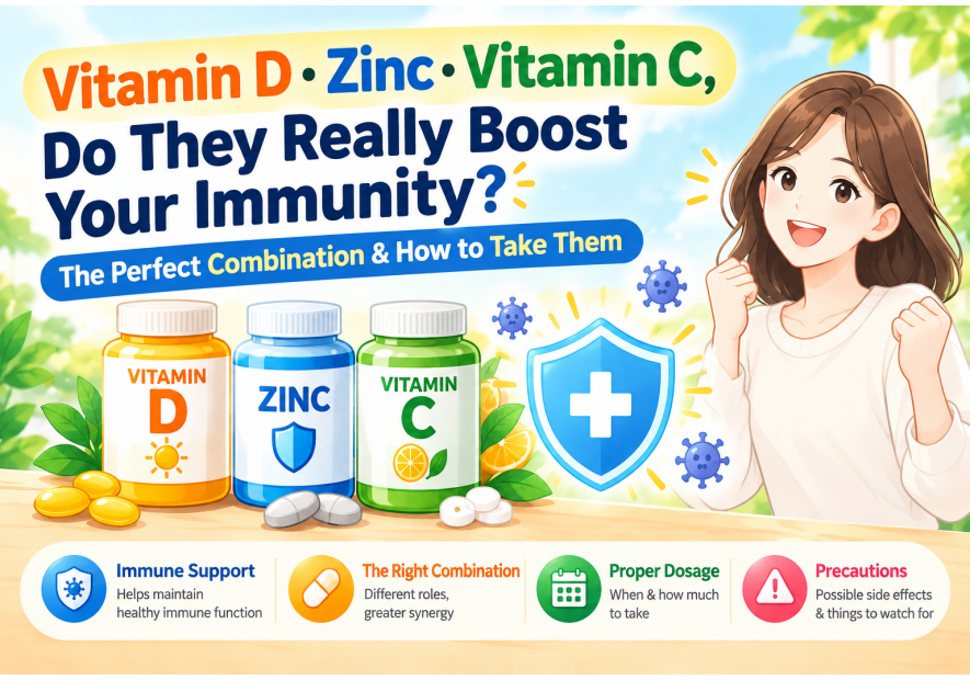 Do Vitamin D, Zinc, and Vitamin C Really Boost Immunity? A Complete Guide to Supplement Combinations and Dosage